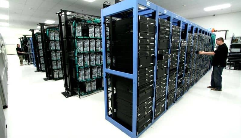 arranged servers